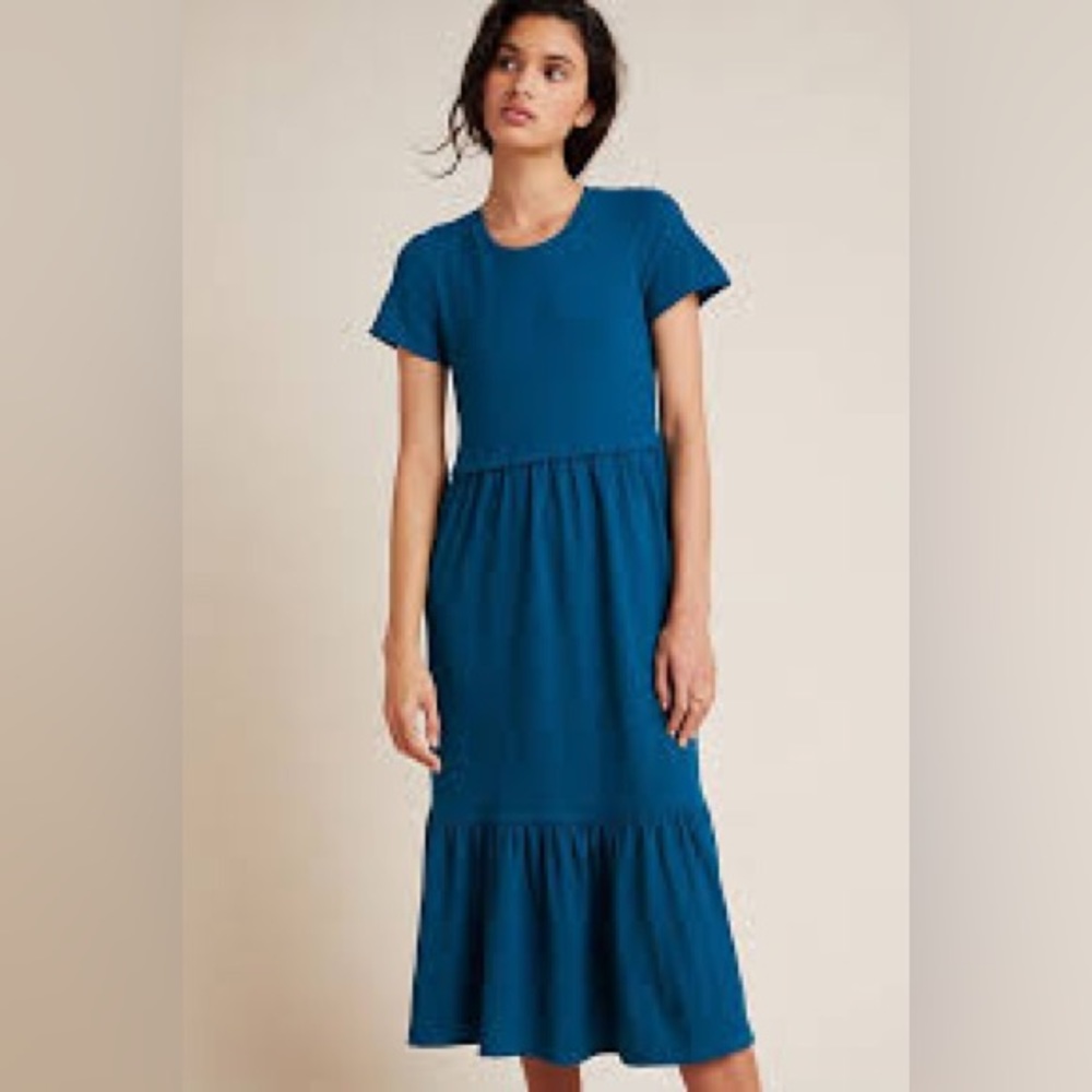 Anthropologie | Surie tiered midi dress